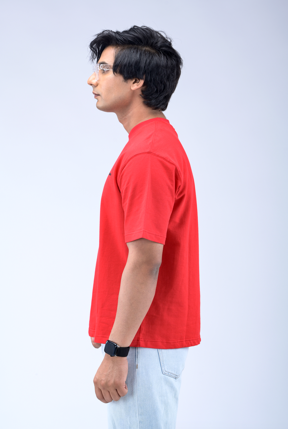 Charming Red Oversized T-shirt